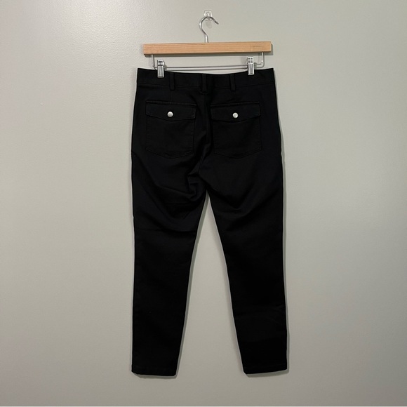 Club Monaco Slim Fit Stretch Black Mid Rise Ankle Pant - Picture 8 of 12